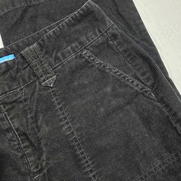 Dockers ✦ Black Corduroy Pants ✦ 100% Cotton Straight‑Leg Trousers Sz 6 Classic - Picture 5 of 9